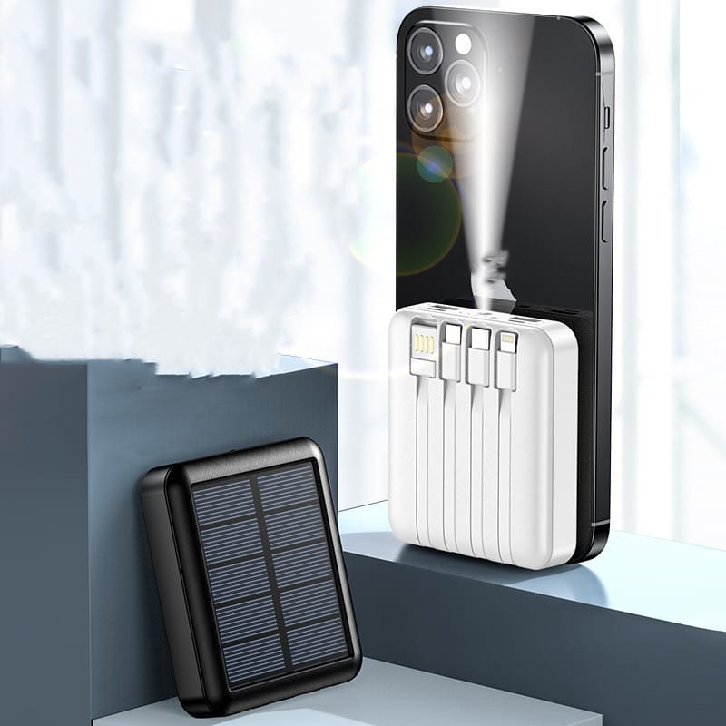 Four Line Solar Power Charging Bank