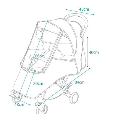 Universal Baby Rainproof Stroller Cover