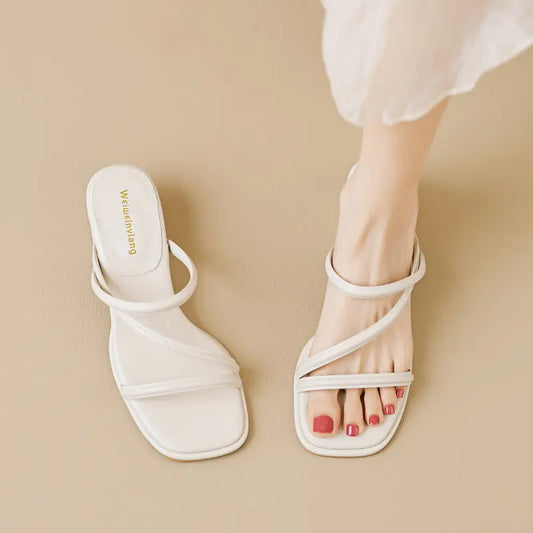 Women's Simple Sandals With Fashionable Temperament Aiophie’s