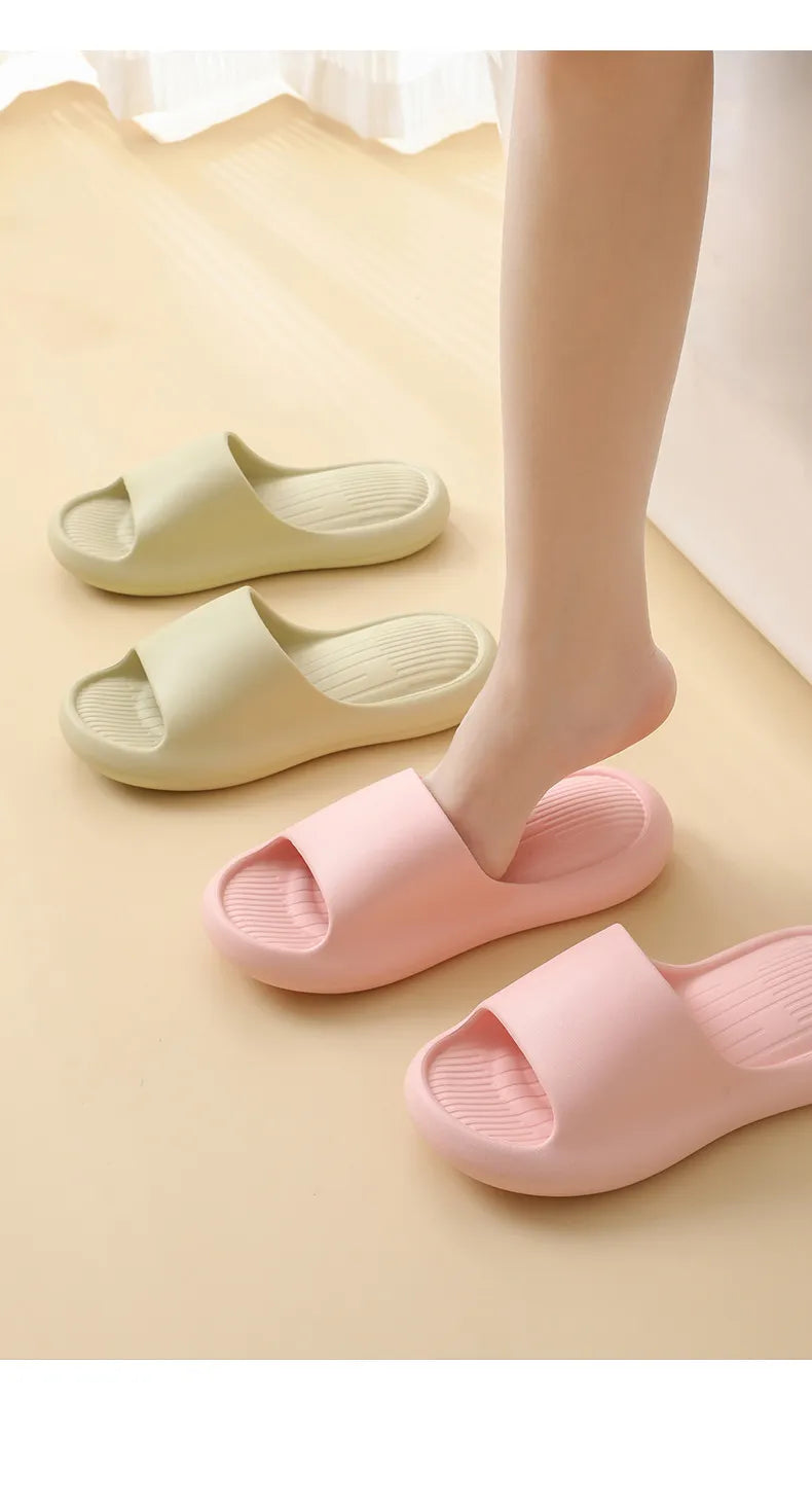 Thick Soles Soft Slippers Unisex