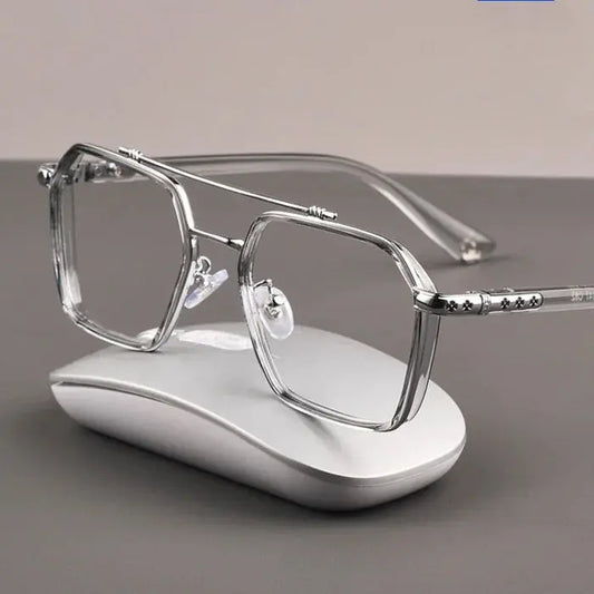 Double bridge fashion glasses - accessories
