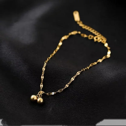 Golden bell anklet - accessories