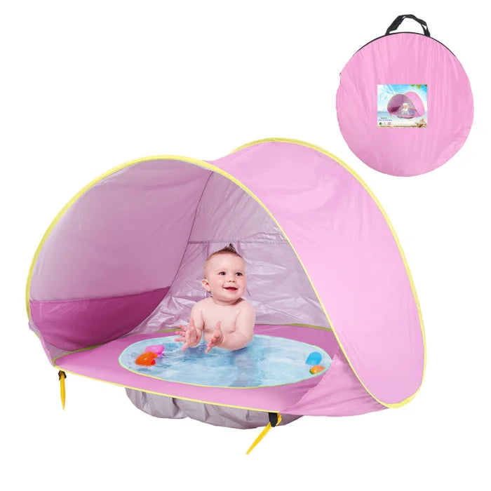 Outdoor baby beach camping tent - pink aio - kids