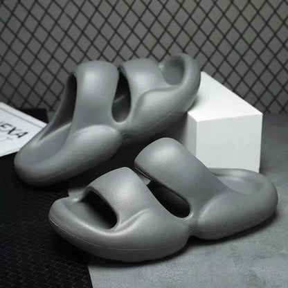 Outdoor solid color sandals - grey / 36 - 37 footwear