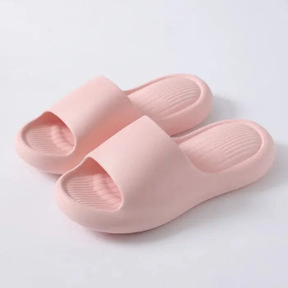 Thick soles soft slippers - pink / 36 - 37 footwear