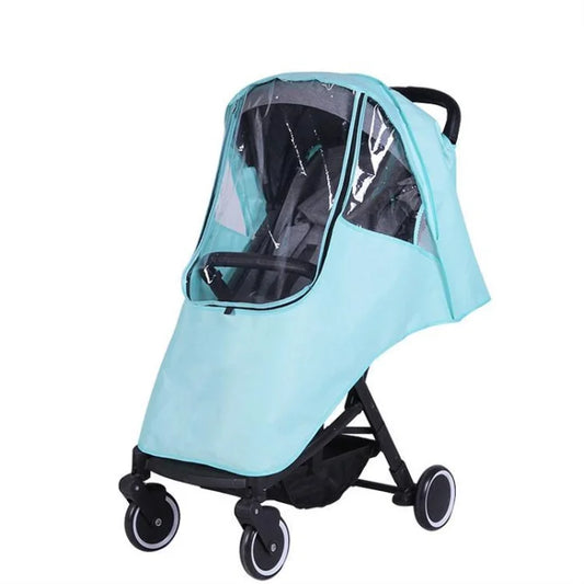 Universal baby rainproof stroller cover - blue aio - kids