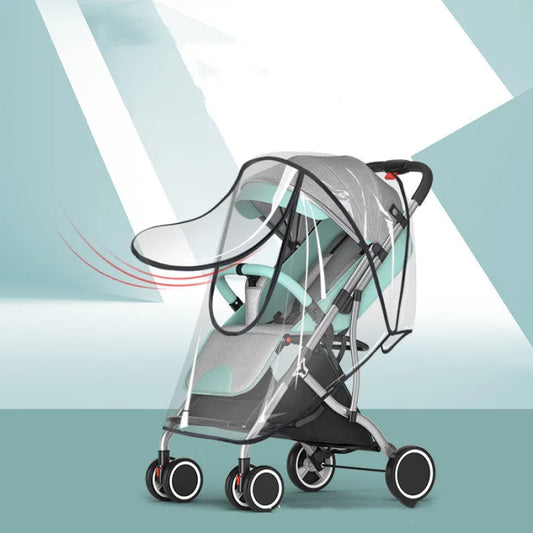 Universal baby stroller rain cover - zipper eva aio - kids