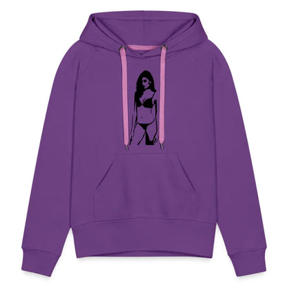 Women’s custom dirty sexy hoodie - premium