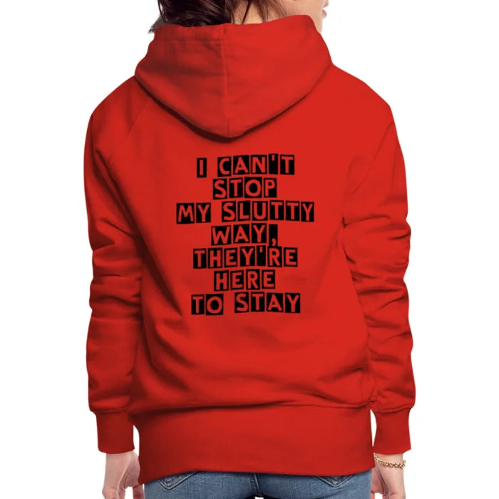 Women’s custom dirty sexy hoodie - premium