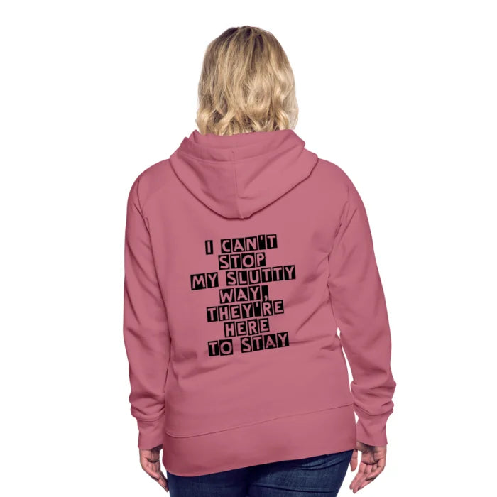 Women’s custom dirty sexy hoodie - premium