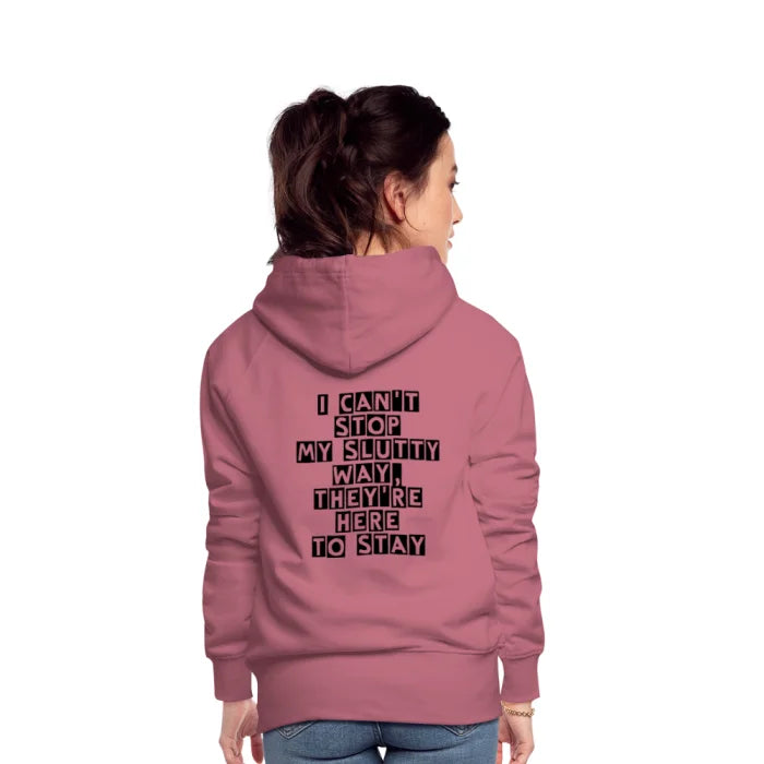 Women’s custom dirty sexy hoodie - premium