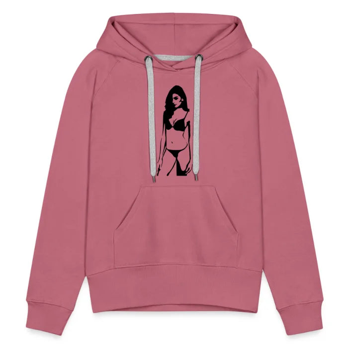 Women’s custom dirty sexy hoodie - premium