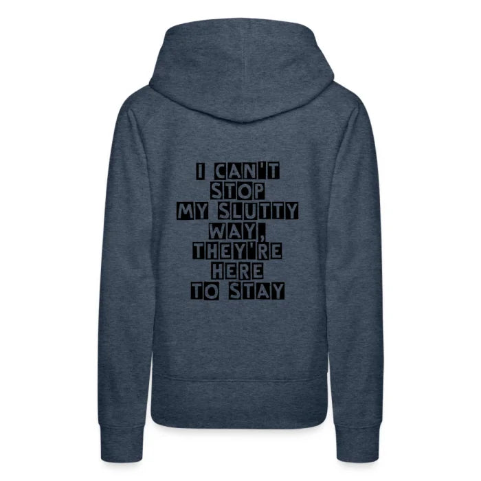 Women’s custom dirty sexy hoodie - premium