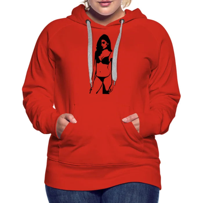 Women’s custom dirty sexy hoodie - premium