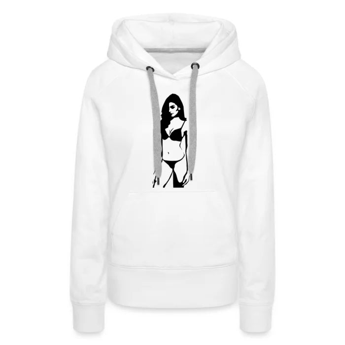 Women’s custom dirty sexy hoodie - premium