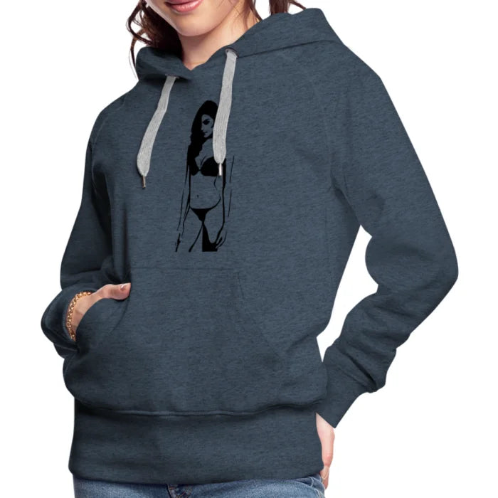 Women’s custom dirty sexy hoodie - premium