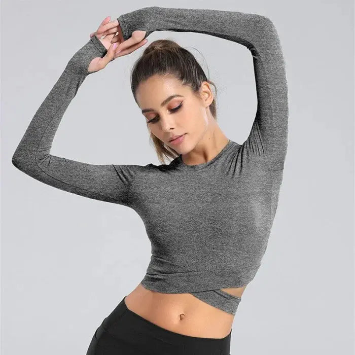 Women’s fitness sports training yoga top - tops - women