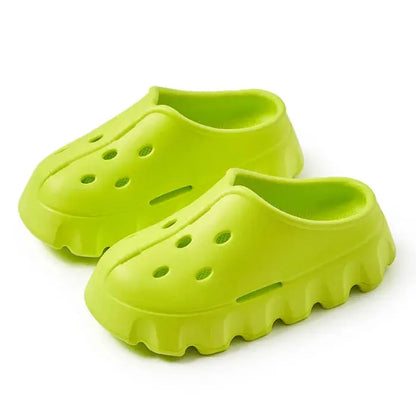 Women’s summer thick bottom beach slippers - green / 36 - 37 footwear